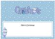 Xmas Merry Christmas Matching Large Dl Insert