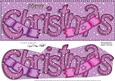 Large Dl Merry Christmas Quick Card 3D Decoupage