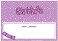 Xmas Merry Christmas Matching Large Dl Insert