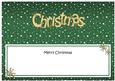 Xmas Merry Christmas Matching Large Dl Insert