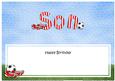 Happy Birthday Son Matching Large Dl Insert