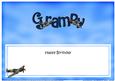 Happy Birthday Grampy Matching Large Dl Insert