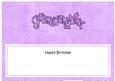 Happy Birthday Granddaughter Matching Large Dl Insert