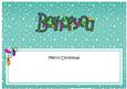Merry Christmas Both of You Matching Large Dl Insert