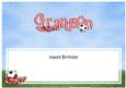 Happy Birthday Grandson Matching Large Dl Insert