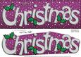 Large Dl Merry Christmas Quick Card 3D Decoupage