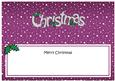 Xmas Merry Christmas Matching Large Dl Insert