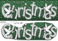 Large Dl Merry Christmas Quick Card 3D Decoupage