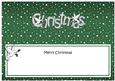 Xmas Merry Christmas Matching Large Dl Insert