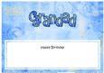 Happy Birthday Grandad Matching Large Dl Insert