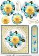 Flowers & Pearls Quick Card with Circle Pyramage