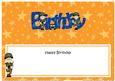 Boyz Birthday Large Dl Matching Large Dl Insert