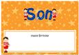 Boyz Birthday Son Large Dl Matching Large Dl Insert