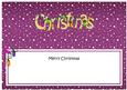 Xmas Merry Christmas Matching Large Dl Insert