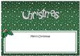 Xmas Merry Christmas Matching Large Dl Insert