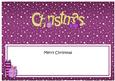 Xmas Merry Christmas Matching Large Dl Insert
