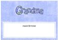 Happy Birthday Grandma Matching Large Dl Insert