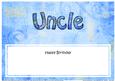 Happy Birthday Uncle Matching Large Dl Insert