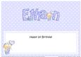 Happy 1st Birthday Ethan Matching Large Dl Insert