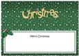 Xmas Merry Christmas Matching Large Dl Insert