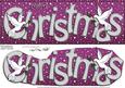 Large Dl Merry Christmas Quick Card 3D Decoupage