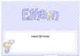 Birthday Ethan Matching Large Dl Insert