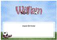 Birthday William Matching Large Dl Insert