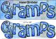 Large Dl Birthday Gramps Quick Card N 3D Decoupage