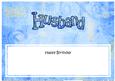 Happy Birthday Husband Matching Large Dl Insert