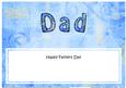 Happy Fathers Day Dad Matching Large Dl Insert