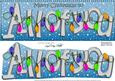 Large Dl Merry Christmas All of You Quick Card 3D Decoupage