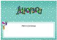 Merry Christmas All of You Matching Large Dl Insert