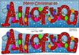Large Dl Merry Christmas All of You Quick Card 3D Decoupage