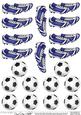 Footballs & Football Boots 3D Decoupage Designs