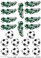Footballs & Football Boots 3D Decoupage Designs