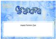 Happy Fathers Day Grandpa Matching Large Dl Insert