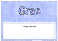 Happy Birthday Gran Matching Large Dl Insert