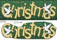 Large Dl Merry Christmas Quick Card 3D Decoupage
