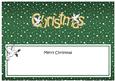 Xmas Merry Christmas Matching Large Dl Insert