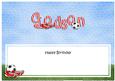 Happy Birthday Godson Matching Large Dl Insert