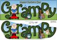 Large Dl Fathers Day Grampy Quick Card N 3D Decoupage