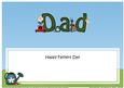 Happy Fathers Day Dad Matching Large Dl Insert