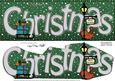 Large Dl Merry Christmas Quick Card 3D Decoupage