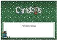 Xmas Merry Christmas Matching Large Dl Insert