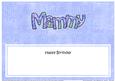 Happy Birthday Mammy Matching Large Dl Insert