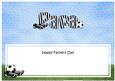 Happy Fathers Day Papa Matching Large Dl Insert