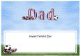 Happy Fathers Day Dad Matching Large Dl Insert