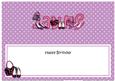 Happy Birthday Jayne Matching Large Dl Insert