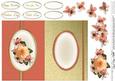 Flowers & Pearls Fold Back Card with Decoupage