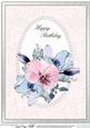A4 Posy & Pearls - Birthday